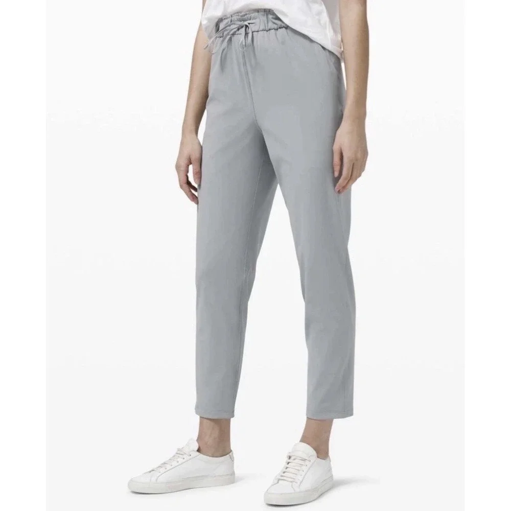 Lululemon Women's 6 Sage Grey Luxtreme Keep Moving Pants HR Minimalist Modern - Picture 4 of 11